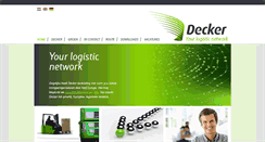 Desktop Screenshot of decker.nl